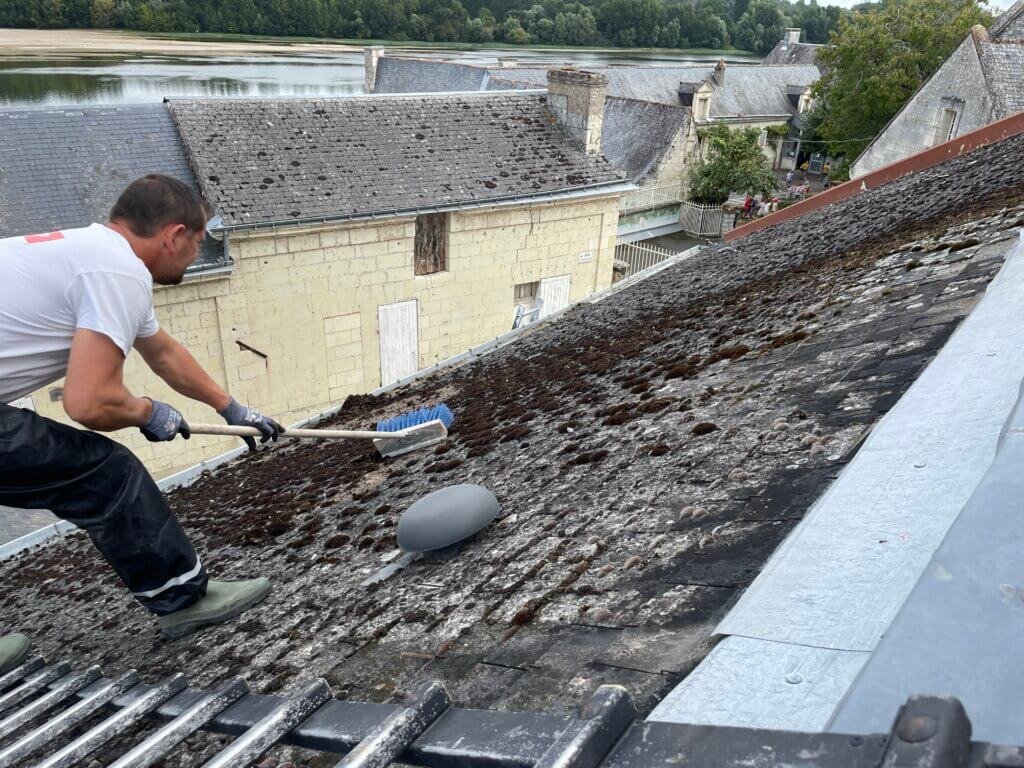 Décapage de toiture