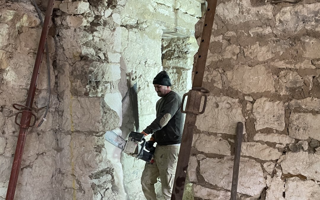 Création ouverture de porte dans mur